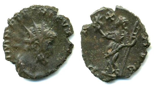 Nice quality antoninianus of Tetricus I (270-273 AD), PAX AVG, Gallo-Roman Empire