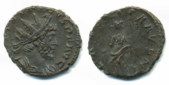 Nice quality antoninianus of Tetricus I (270-273 AD), LAETITIA AVGG