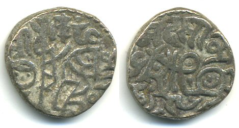 Billon dehliwal of Mohamed Bin Sam (1193-1206), Sultanate of Delhi