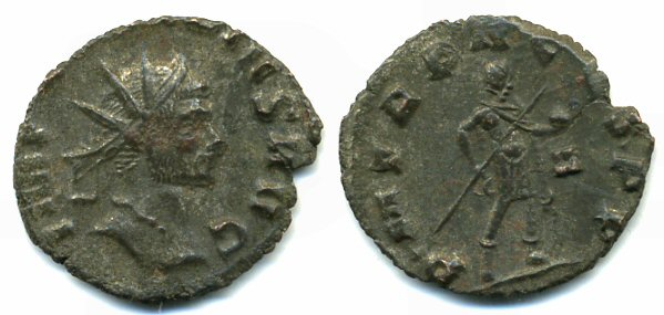 Scarce dated antoninianus of Claudius II (268-270 AD), Rome mint