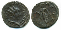 Bronze antoninianus of Tetricus II as Caesar (270-273 AD), SPES AVGG, Gallo-Roman Empire