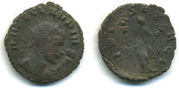 Rare ERROR bronze antoninianus of Claudius II (268-270 AD), FIDIS (sic) EXERCI, Rome mint