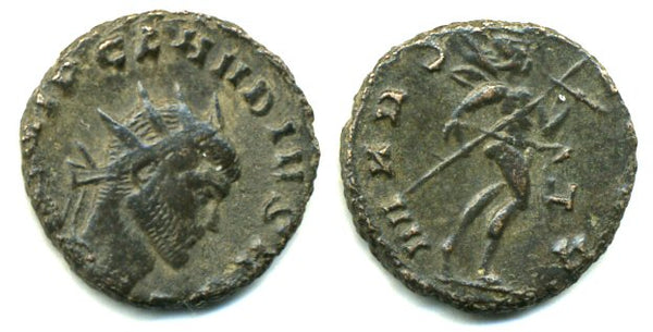 Attractive antoninianus of Claudius (268-270 AD), MARS VLTOR type, Rome mint