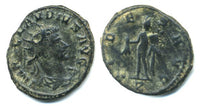 AE antoninianus of Claudius II Gothicus (268-270 AD), Antioch mint, FIDES type with Mercury