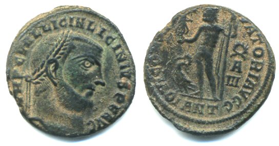 Rare type follis of Licinius (308-324 AD), Antioch mint