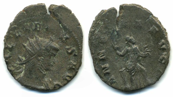 Scarcer antoninianus of Gallienus (253-268 AD), Rome mint, Roman Empire