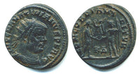 Bronze post-reform antoninianus of Maximianus Herculius (286-305 AD), Cyzicus mint