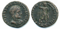 Extremely rare follis of Crispus (317-326 AD) w/NOBILLISIMVS, minted ca. 318-319 AD, Thessalonica mint, Roman Empire