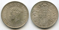 Silver rupee in the name of George VI, 1940, India