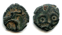 Billon drachm of Vasishtiputra Pulumavi (ca.131-159 AD), Satavahana Empire