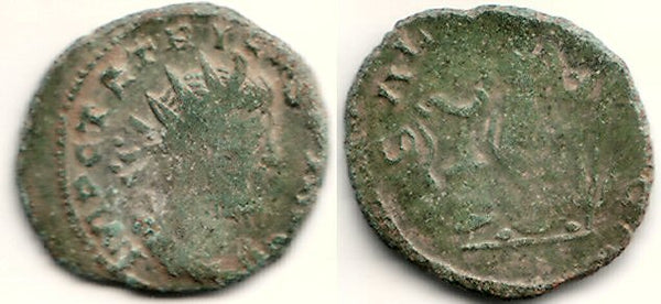 Ancient British barbarous radiate (ca.270-280 AD)
