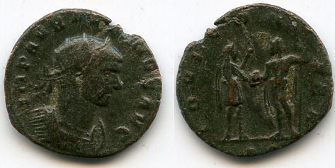AE antoninianus of Aurelian (270-275 AD), Siscia mint, Roman Empire