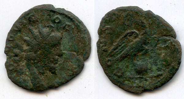 Rare commemorative antoninianus of Victorinus (268-270 AD) - DIVO VICTORINO PIO, Cologne mint, Gallo-Roman Empire