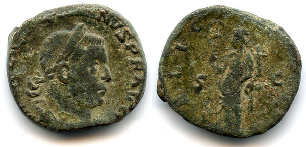 Scarce bronze sestertius of Valerian (253-260 AD), Rome mint, Roman Empire