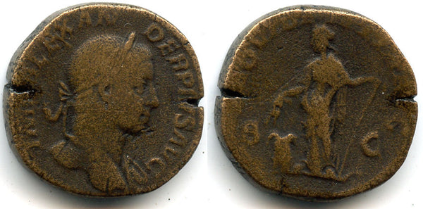 Nice sestertius of Alexander Severus (222-235 AD), Rome mint, Roman Empire - PROVIDENTIA type