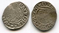 Silver denar, "Madonna and child", Hungary, in the name of Emperor Ferdinand I (1526-1564), 1557