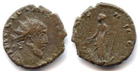 Ancient barbarous radiate of Tetricus I, c.270-280 AD, Salus type, Roman Gaul