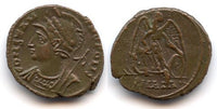 Scarce and superb CONSTANTINOPOLIS commemorative follis, ca.340-345 AD, Alexandria mint