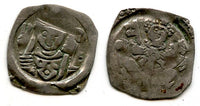 Silver pfennig, Bishop Albert I vot Pitengau (1246-1260), Regensburg, Bavaria, Germany