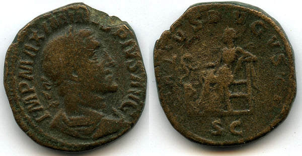 Large bronze sestertius of Maximinus (235-238 AD), Rome mint, Roman Empire