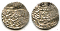 Silver dirham of Khan Jani Beg (AH 742-758/1341-1357), struck at the Saray al-Jadid mint, 745AH (1344 AD), Jochid Mongols