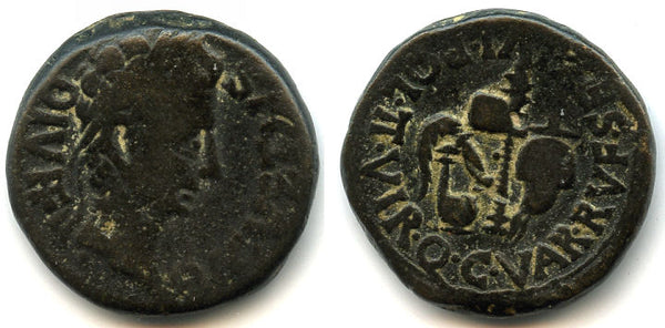 Beautiful quality AE25 of Augustus (27 BC - 14 AD), Carthago Nova, Spain