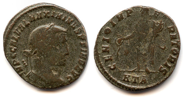 AE follis of Maximinus II as Augustus (310-313 AD), Heraclea mint, Roman Empire
