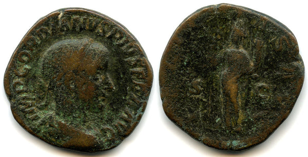 AE Sestertius of Gordian III (138-244 AD), Rome Mint, Roman Empire