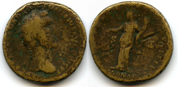 Bronze sestertius of Antoninus Pius (138-161 AD), Rome mint, Roman Empire