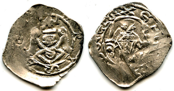 Silver pfennig of Eberhard II (1200-1246), Friesach, Austria