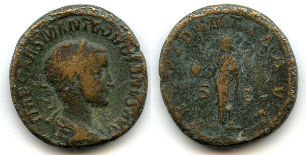AE Sestertius of Gordian III (138-244 AD), Rome Mint, Roman Empire - PROVIDENTIA