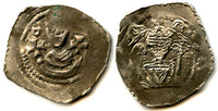 Silver Freisacher pfennig of Duke Bernhard (1202-1256), Duchy of Karnten, Austria