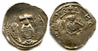 Silver Freisacher pfennig of Archbishop Eberhard II (1220-1246), Salzburg, Austria