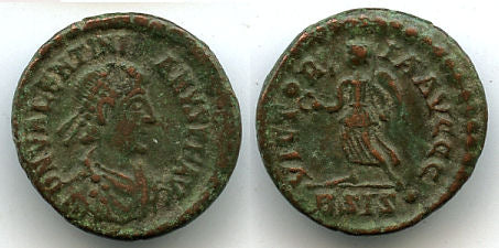 Quality AE4 of Valentinian II (375-392), Siscia, Roman Empire