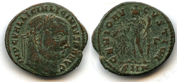 GENIO AVGVSTI follis of Licinius I (308-324 AD), Cyzicus mint, Roman Empire (RIC 102)