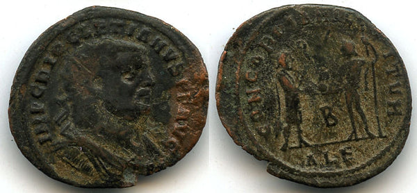 Scarce antoninianus of Diocletian (284-305 AD), Alexandria, Roman Empire