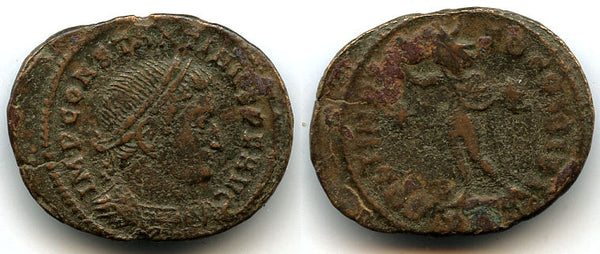 Follis of Constantine the Great (307-337 CE) with Sol, Ticinum, Roman Empire