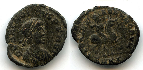 AE3 of Arcadius (383-408 CE), Antioch mint, Roman Empire (RIC 29b)