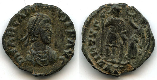 AE3 of Arcadius (383-408 CE), Antioch mint, Roman Empire