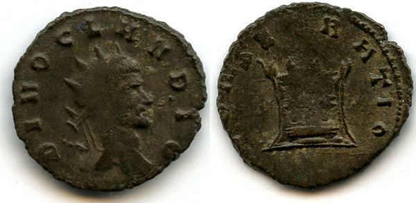 CONSECRATIO antoninianus of Claudius (268-270 AD), Rome, Roman Empire