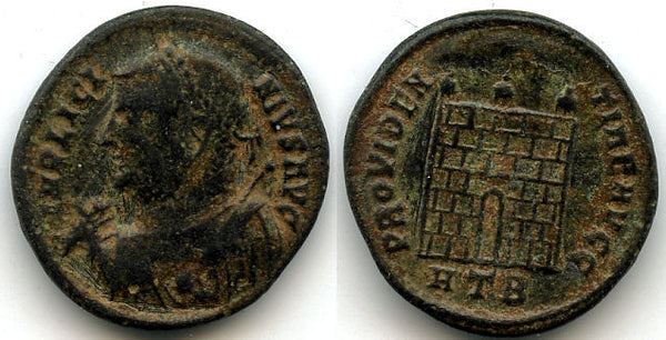 Bronze follis of Licinius I (308-324 AD), Heraclea mint, Roman Empire