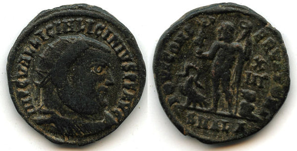 Scarce radiate follis of Licinius (308-324 AD), Alexandria, Roman Empire