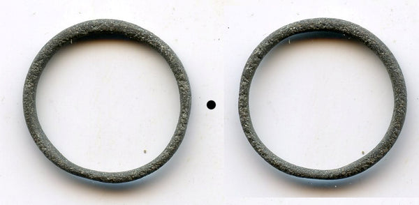 Authentic ancient Celtic bronze ring money AE20 from Hungary, ca.800-500 BC