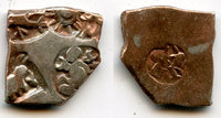Quality silver drachm of Samprati (ca.216-207 BC), Mauryan Empire, Ancient India (G/H 574)