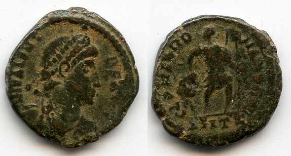 GLORIA ROMANORVM, AE3 of Valens (364-378), Antioch, Roman Empire