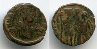 Barbarous VIRTVS EXERCITI AE3, imitating Arcadius or Honorius, minted ca.395-401 AD