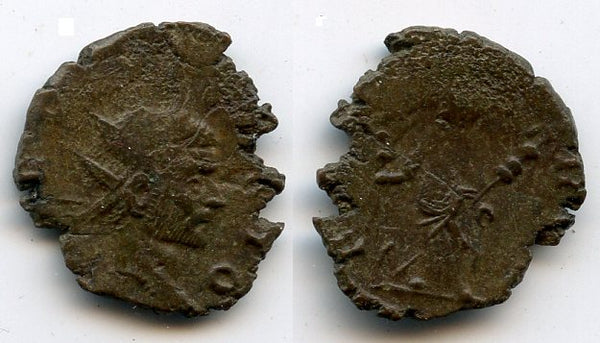 Rare unlisted DIVO CLAVDIO/FIDES EXERCI antoninianus of Claudius II (268-270 AD), Rome mint, Roman Empire