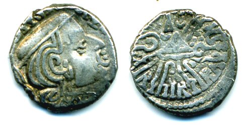 Very nice silver drachm, Visvasimha (ca.275-282 AD), Indo-Scythians in W. India