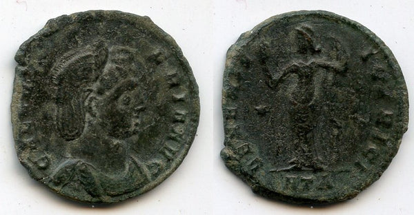 Excellent follis of Galeria Valeria (daughter of Diocletian and wife of Galerius), 308-311 AD, Heraclea mint, Roman Empire