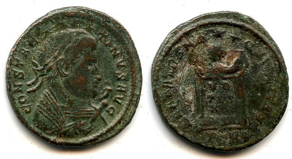 Scarcer BEATA follis of Constantine I (307-337 AD), Trier, Roman Empire